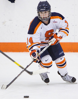 Melissa Piacentini is part of Syracuse's second line, which has been a crucial to the offense early in the season. The group, which includes Piacentini, Shiann Darkangelo and Laurie Kingsbury, has scored 10 of SU's 21 goals thus far.