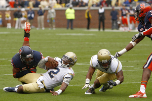 Marqez Hodge will play in the heart of a Syracuse defense head coach Scott Shafer said he's not talking to any differently than he would against an offense more normal than Villanova's.