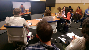 Students participating in the Spring Break in Silicon Valley program visited high-tech corporations and startups in California. The program celebrates its fifth year this year.