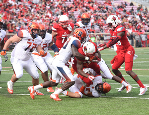 Steven Clark (72) is listed as Syracuse's backup at the nose tackle position on the post-spring depth chart.