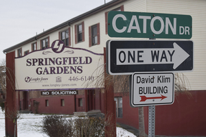 The Springfield Garden Apartments complex on Caton Drive was the location of the alleged murder of Xiaopeng 