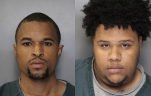 Cameron Isaac, left, and Ninimbe Mitchell, right, were sentenced Monday in connection to the killing of Syracuse University student Xiapoeng 