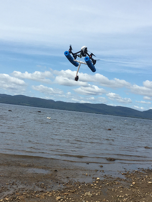 Drones have been used to help monitor the water quality of upstate New York lakes and creeks. 