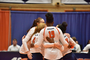 Syracuse had several chances to win pull away in sets Monday night, but never could.