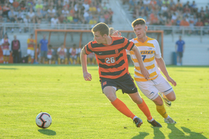 Michael Lantry earned his first playing time in a spot start for SU's game against Hofstra. He hasn't played a minute since.