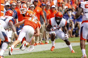 Evan Foster is second on Syracuse in tackles with 39. 