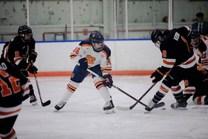 Rennie, pictured earlier this season against Princeton, impacted Syracuse in Saturday's matchup. 