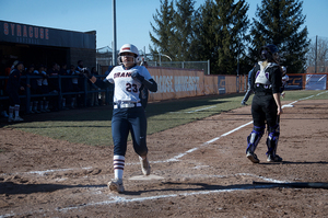 Syracuse scored five runs in the first game, but — despite a home run — only mustered two in the next.