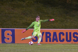 Jake Leahy made his first career start in the Orange's home opener against Binghamton. 