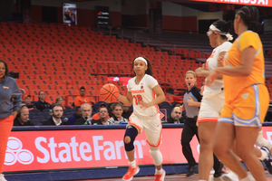 Cheyenne McEvans notched six points and three rebounds in Thursday's win over LIU.