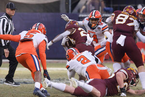 Monroe most recently served as Syracuse’s interim defensive coordinator in the Pinstripe Bowl loss to Minnesota, where he will now coach.