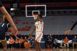 The Orange had four double-digit scorers, including Taisha Hyman, who contributed to a 15-3 third-quarter run to beat Boston College.