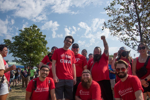 The TCGplayer Worker Union gathers with other labor unions at the Greater Syracuse Labor Council’s Labor Day parade at the New York State Fair to fight for fair treatment and policies from their employers. 