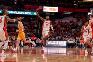 In his second outing with Syracuse, Naheem McLeod struggled on the defensive glass but made up for it with a team-high five blocks.