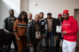 Project Mend editors, contributors and supporters celebrate the 2024 edition of the magazine at the Syracuse Central Library. This is the magazine’s second annual edition, and the program hopes to continue to grow.
