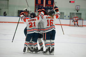 Syracuse's victory over Lindenwood marked its second in a row and seventh in AHA play this season.