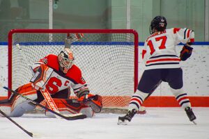 Allie Kelley earned AHA Goaltender of the Week honors, the conference announced on Monday. She saved 35-of-37 shots in SU's weekend sweep.