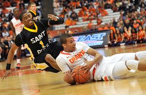 Michael Carter-Williams (right) vs. St. Rose