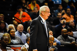 North Carolina head coach Roy Williams said on ESPN at halftime that his goal was to work the ball inside against Syracuse's 2-3 zone. It worked, as UNC scored 36 points inside the paint. 