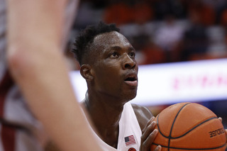 Bourama Sidibe had a double-double, 12 points and 14 rebounds, one of his best games of his career.