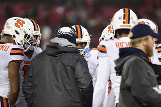 Two weeks ago, Syracuse fired its defensive coordinator, Brian Ward. 