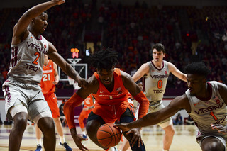 All seven Syracuse players that appeared in the first half scored. 